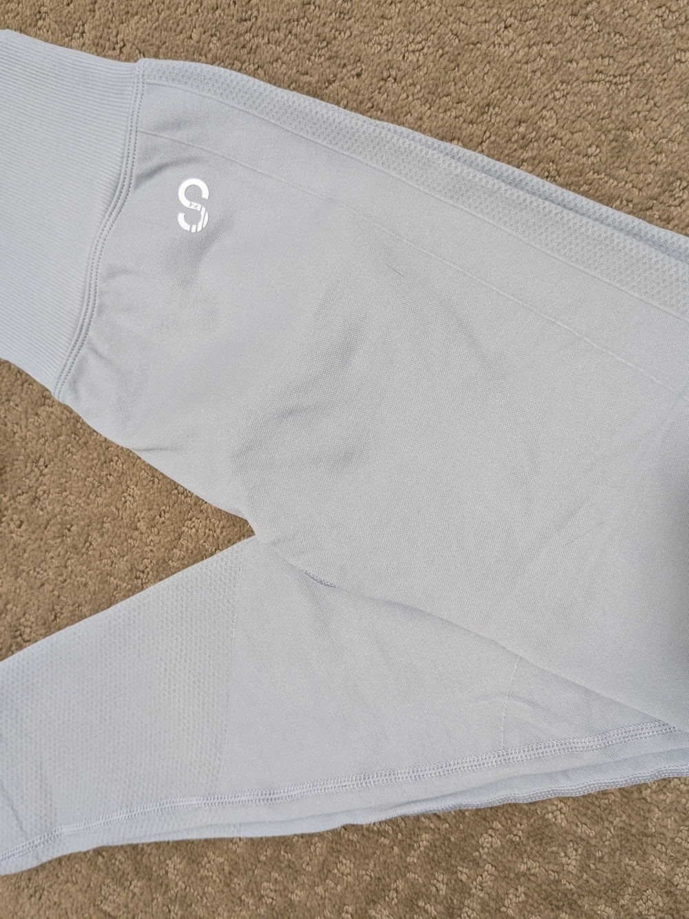 Women's Seamless Leggings - Light Gray